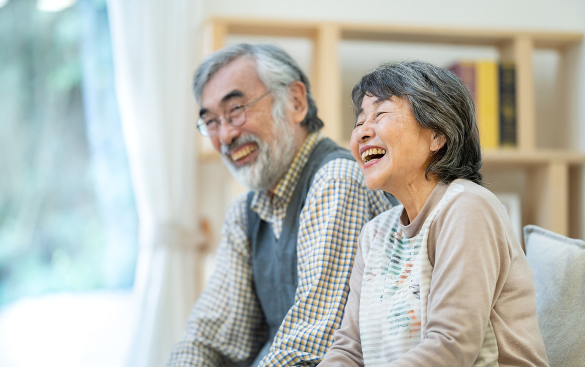 写真：老夫婦